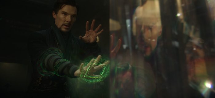 Doctor strange looking into the future