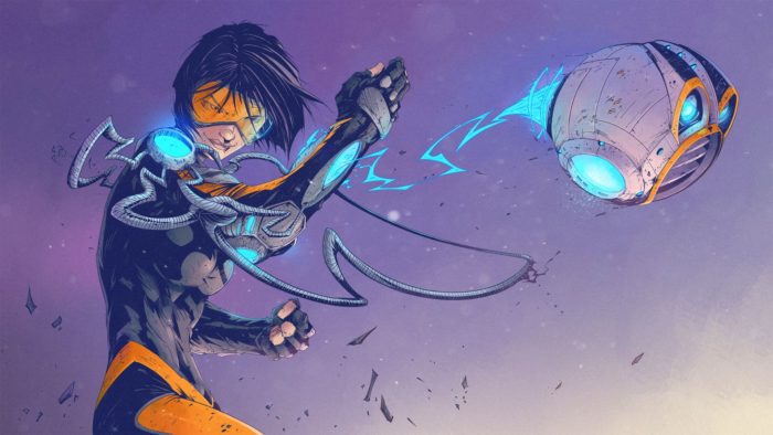 Online coding contest artwork: Tracer-like