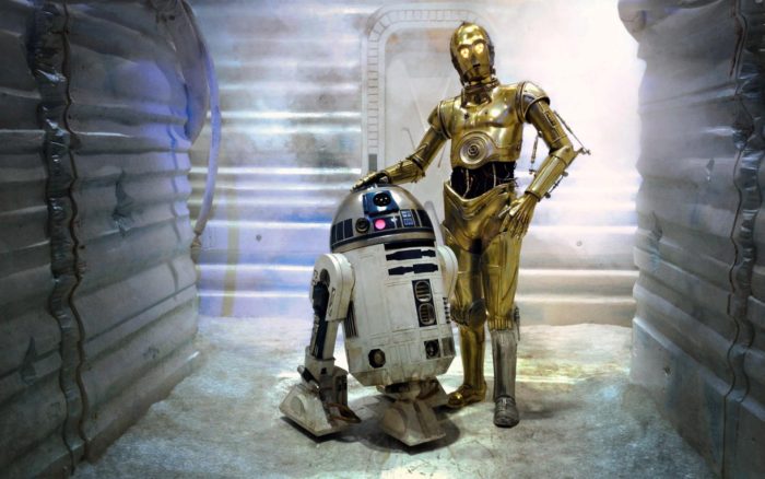 c3PO and R2D2