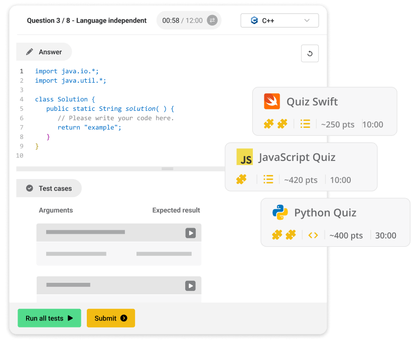 Coding Interview & Technical Assessment Platform - CoderPad